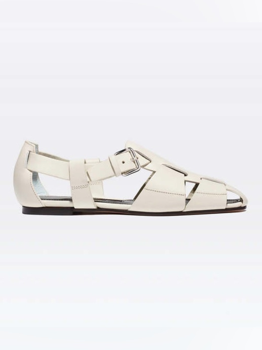 Emme Parsons Ernest Fisherman Shoe Calfskin Ivory size 40 / 9-9.5
